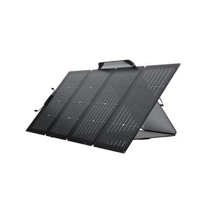 EcoFlow 220W Bi-Facial Portable Solar Panel - High Efficiency Solar Panel for Outdoor Activities and Emergency Power Supply - Lightweight and Durable