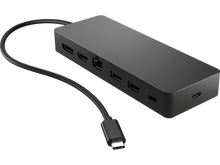 Load image into Gallery viewer, Hp Universal USB 3.2 Gen 2 (3.1 Gen 2) Type-C Multiport Hub 4K Ultra HD with 10/100/1000 Mbit/s Ethernet LAN 50H55UT
