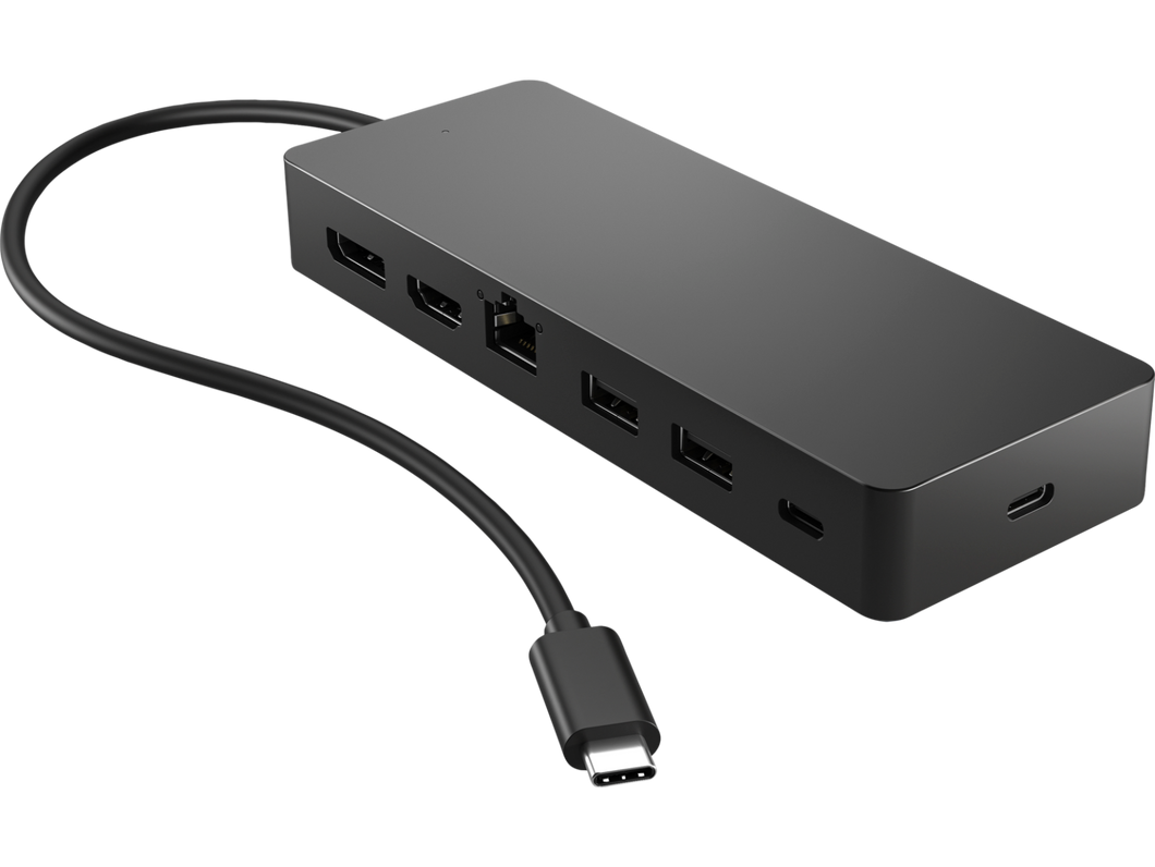 Hp Universal USB 3.2 Gen 2 (3.1 Gen 2) Type-C Multiport Hub 4K Ultra HD with 10/100/1000 Mbit/s Ethernet LAN 50H55UT
