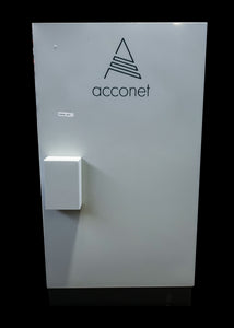 Acconet Outdoor 20U Ventilated Cabinet with floor base, Unit excludes fans, 2mm, 304 mild steel, door 1.6mm MS, 1000H x 600W x 800D Unit excludes Fans