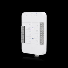 Load image into Gallery viewer, Ubiquiti UniFi Access Control Hub, 2 x Lock terminals, 2 x Aux terminals, 4 x Additional inputs, power using PoE++, Powered by 802.3bt (PoE++) switch
