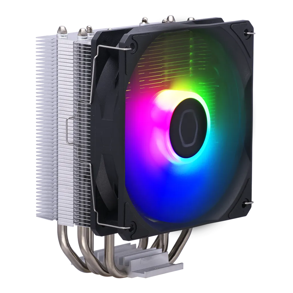 Cooler Master Hyper 212 Spectrum V3 CPU Air, Width: 73 mm, Depth: 124 mm, Height: 152 mm, Product colour: Black, Silver Cooler