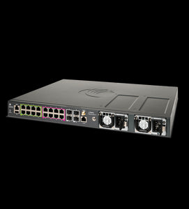 Cambium cnMatrix TX2020R-P PoE WISP Tower Switch, 16x 1G and 4x SFP+ 10G Ports, Removeable & Redundant Power Supplies (not included), CB-Cnm-TX2020R-P