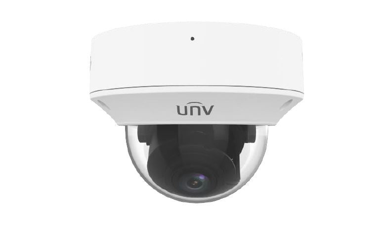 UNV - Ultra H 265 P1 4MP WDR and LightHunter VF Motorised Deep Learning Dome Camera, Uniview Smart Analytics, 12V DC, PoE, IR 40m, 2.7-13.5mm lens