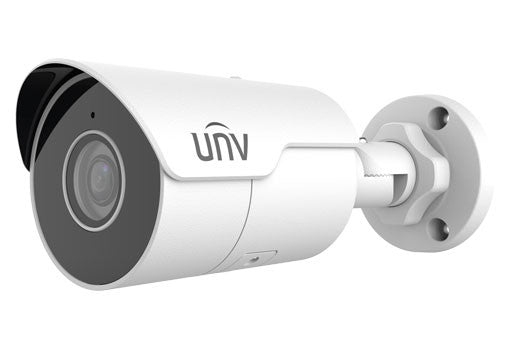 UNV - Ultra H.265 -E- 4MP Mini Fixed Bullet-Camera, Uniview No Analytics, 12V DC, PoE, IR 50m, 4.00 mm lens, IP67, WDR, SD-Slot, Built-in mic, ONVIF