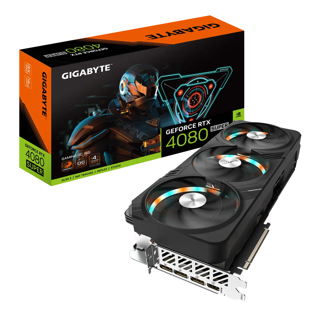 GIGABYTE Graphics nVidia GeForce RTX 4080 SUPER GAMING OC - 16G GDDR6X HDMIx1/DP x3