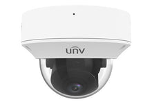 Load image into Gallery viewer, UNV Ultra H 265 P1 8MP WDR &amp; LightHunter VF Motorised Deep Learning Dome Camera, Uniview Smart Analytics, 12V DC, PoE, IR 40m, 2.8-12mm, IP 67, IK10
