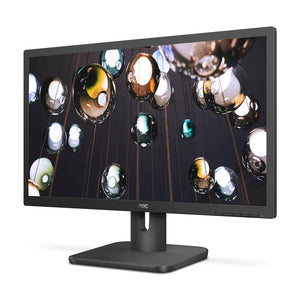 AOC 20E1H/73 Monitor 19.5 inch | TN HD+ 1600 x 900 pixels, LED, 5 ms, Black | HDMI, VGA | Vesa | Flicker Free | Low Blue Mode | Internal Power Supply