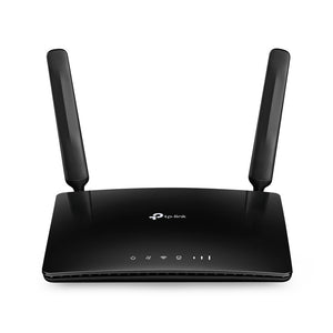 TP-Link MR150 300Mbps Wireless N 4G LTE Router, 3x10/100Mbps LAN ports, 1x10/100Mbps, build-in 150Mbps 4G LTE modem, 2 detachable advanced LTE antenna
