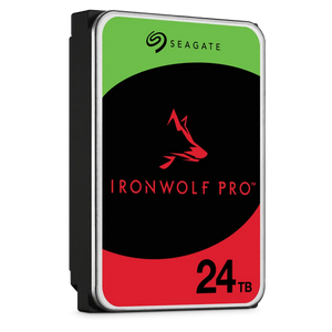 Seagate Ironwolf Pro ST24000NT002 24TB 3.5'' HDD NAS Drives 7200 RPM; SATA 6GB/s Interface; 256MB Cache;550TB/Year; Unlimited Bays