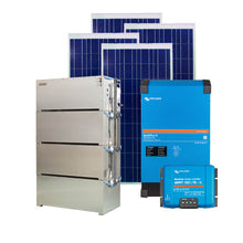 Load image into Gallery viewer, 375W / 8.8kw Solar Backup System for Home and Business - consists of - Canadian Solar/Sunsynk/Kodak/Victron/RCT, includes Professional Installation
