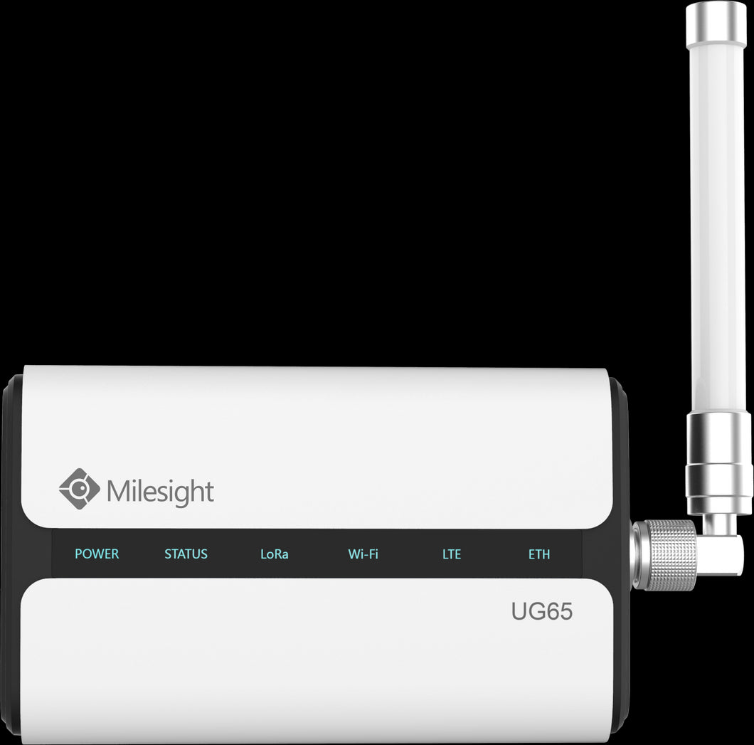 Milesight LoRaWAN Gateway, Non-LTE, Wi-Fi / PoE PD, 1x WAN (10/100/1000Mbps), Built in Network Server, IP65 rated, IoT & Smart Home, VoIP Gateways