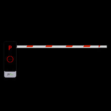 Load image into Gallery viewer, ZKTeco - 4.5 Meter Boom Gate, Chassis on Right, Boom on the left, Controller &amp; Access control terminal excluded, Straight Boom, Output Power = 120W
