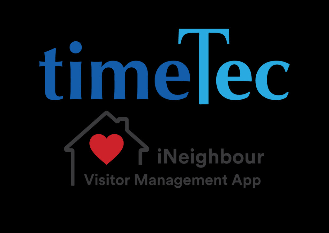 TimeTec - i-Neighbour Visitor and Community Management App (minimum 99 apps), Monthly, Monthly App, Generate codes, panic button, Estate announcements