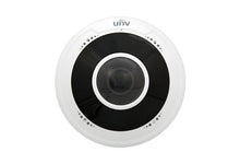 Load image into Gallery viewer, UNV Ultra H.265 5MP Vandal-resistant 360° Fisheye Fixed Dome, Uniview No Analytics, DC12V, PoE, IR 10m, 1.4mm, IP66, IK10, MicroSD 256GB, Built in Mic
