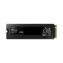 Load image into Gallery viewer, Samsung MZ-V9P2T0CW 990 Pro 2 TB NVMe SSD W/Heatsink - Read Speed up to 7450 MB/s; Write Speed up to 6900 MB/s; Component for PC
