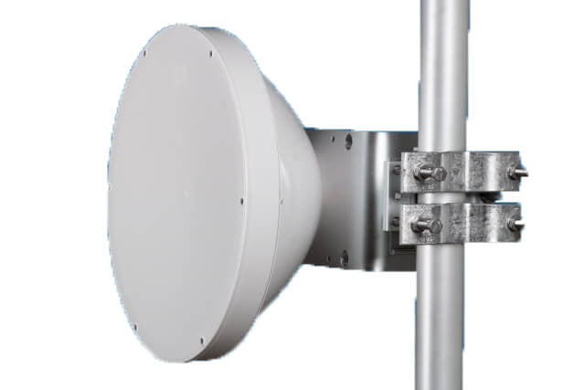 Jirous Parabolic Antenna, 400mm, 29.5dBi, 10 - 12 GHz, For Mimosa B11 Backhaul Radio, designed for microwave links at the frequency band 10 and 11 GHz