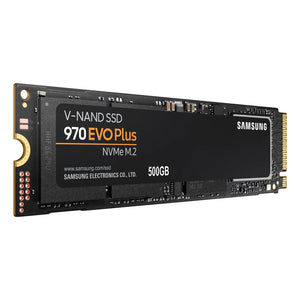 Samsung MZ-V7S500BW 970 EVO Plus 500GB NVMe SSD, Read Speed up to 3500 MB/s; Write Speed up to 3200 MB/s 300 TBW; 1.5 M Hr MTBF, Component for PC