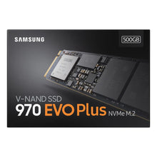 Load image into Gallery viewer, Samsung MZ-V7S500BW 970 EVO Plus 500GB NVMe SSD, Read Speed up to 3500 MB/s; Write Speed up to 3200 MB/s 300 TBW; 1.5 M Hr MTBF, Component for PC
