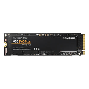 Samsung MZ-V7S1T0BW 970 EVO Plus 1TB NVMe SSD - Read Speed to up 3500 MB/s; Write Speed up to 3300 MB/s 600 TBW; 1.5 M Hrs MTBF, Component for PC