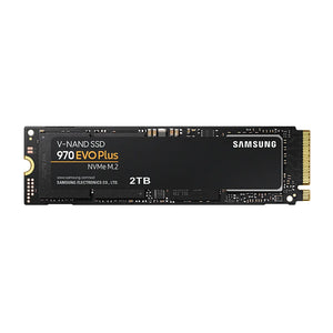 Samsung MZ-V7S2T0BW 970 EVO Plus 2TB NVMe SSD - Read Speed up to 3500 MB/s; Write Speed up to 3300 MB/s 1200 TBW; 1.5 M Hrs MTBF, Component for PC