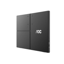 Load image into Gallery viewer, AOC-16T3E Portable Monitor USB-C Powered | 15.6-inch | IPS Full HD (FHD) 1920 x 1080 Display Resolution |USB-C Powered × 2 | Carry case | Pivot | VESA
