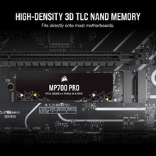 Load image into Gallery viewer, Corsair MP700 PRO 4TB M.2 NVMe PCIe Gen. 5 x4 SSD (no heatsink)
