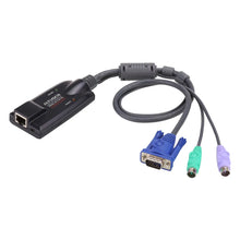 Load image into Gallery viewer, ATEN KA7120 PS/2 VGA CPU Adapter for KN and KM series, (WxDxH): 43 x 90 x 23 mm, Male connector/Female connector, Plastic, Product colour: Black
