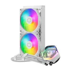 Cooler Master MasterLiquid 240 ATMOS White AIO Liquid Cooler White