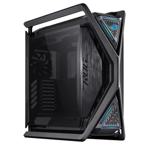 Asus ROG Hyperion GR701 E-ATX PC CASE; 420mm dual radiator support; 4×140mm fans; metal GPU holder; component storage; ARGB fan hub; 60W fast Charge