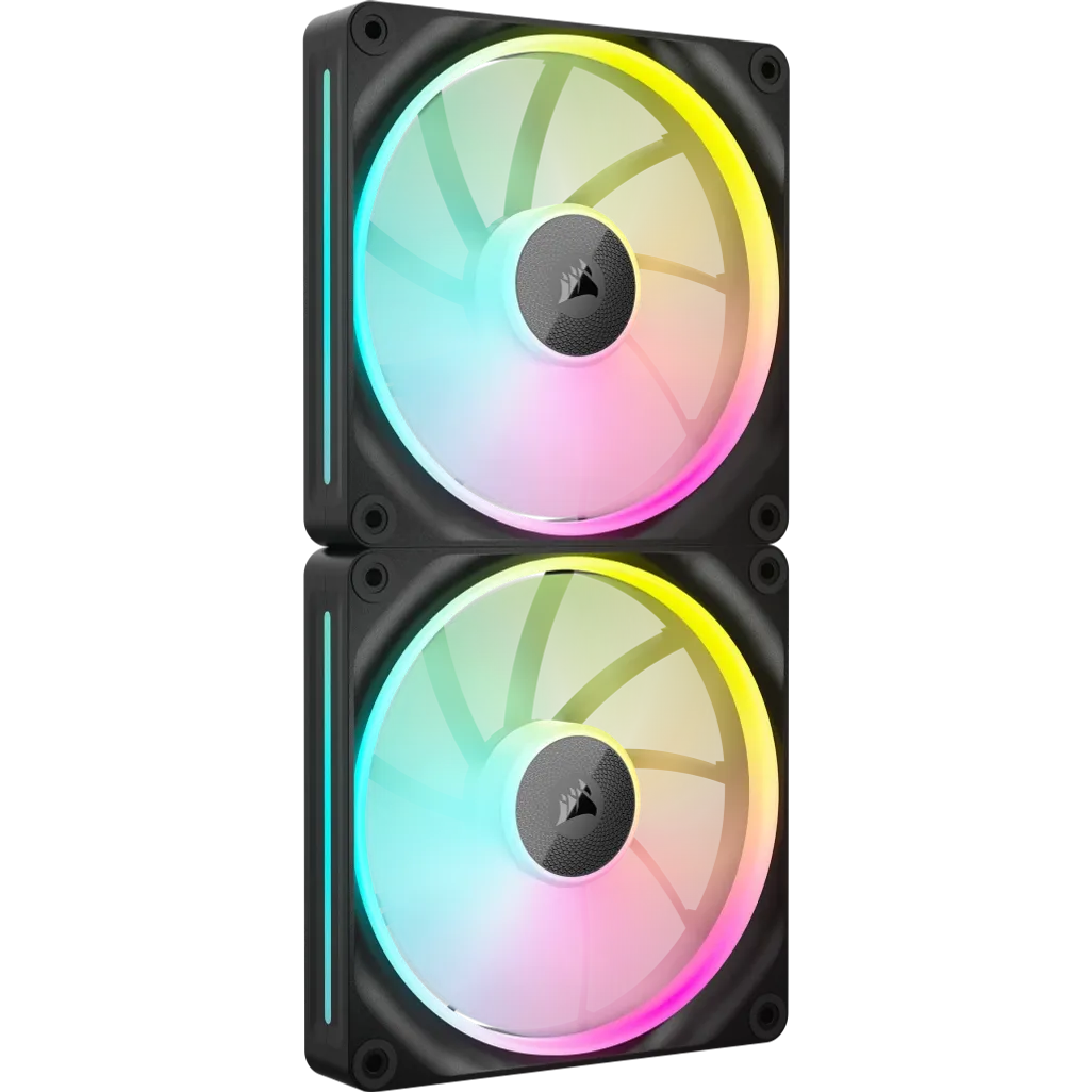 CORSAIR LX RGB Series; iCUE LINK LX140 RGB; 140mm Fan; Dual Pack; iCUE LINK System Hub Included