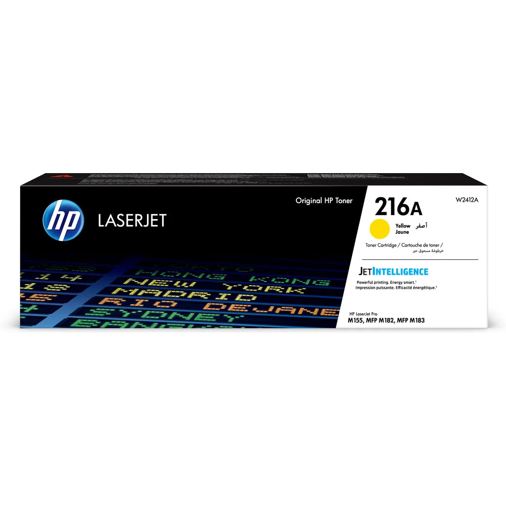 HP 216A Yellow LaserJet Toner Cartridge, Colour toner page yield: 850 pages, Printing colours: Yellow, Quantity per pack: 1 pc(s)