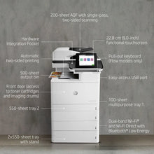 Load image into Gallery viewer, HP LaserJet Enterprise 700 Colour MFP M776Z Print, Copy, Scan, fax, Digital Send, Usb Access, 5-20 Users, Print Up To 46 Ppm Black/46 Ppm Color 3WT91A
