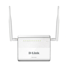 Load image into Gallery viewer, D-Link DSL-224 Wireless N ADSL/VDSL2 + 4-Fast Ethernet ports Wi-Fi Router Single-band (2.4 GHz), 10/100 Mbit/s data rates, 10/100Base-T(X)
