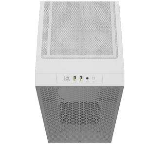 Corsair CC-9011252-WW 3000D Tempered Glass Mid-Tower PC CASE White, Supported HDD sizes: 2.5,3.5". Width: 230 mm, Depth: 462 mm, Height: 466 mm