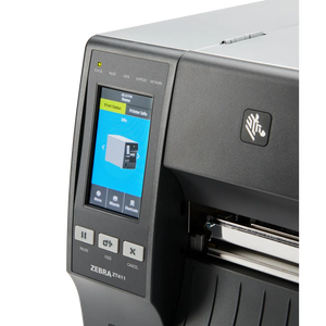 Zebra-TT Printer ZT411; 4''; 203 x 203 DPI; Euro and UK cord; Serial; USB; 10/100 Ethernet, RJ-45; Bluetooth 4.1/MFi, RS-232; USB Host; EZPL