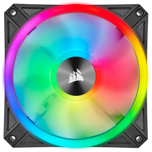 Load image into Gallery viewer, Corsair iCUE QL140 RGB 140mm PWM Dual Fan Kit with Lighting Node CORE, Fan diameter: 14 cm, Voltage: 6 - 13.2 V, Product colour: Black, Grey
