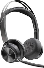 Load image into Gallery viewer, Poly Voyager Focus 2 Stereo USB-A Bluetooth Wireless Headset Rechargeable Li-ion BT700 Bluetooth USB adapter 76U46AA
