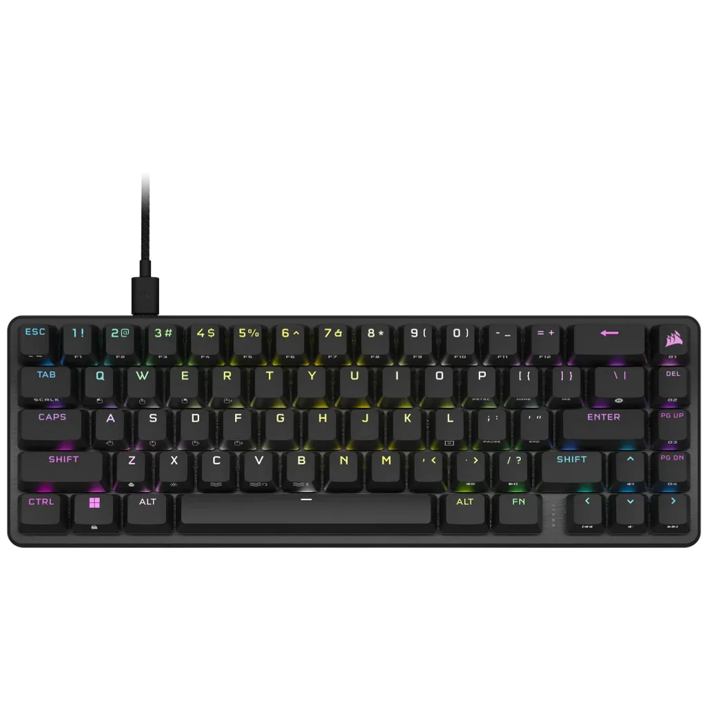 Corsair K65 Pro Mini RGB 65% Optical-Mechanical Gaming Keyboard - Corsair OPX switches - Black