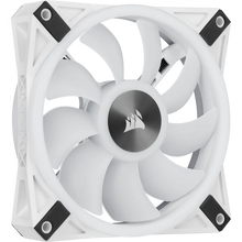 Load image into Gallery viewer, Corsair iCUE QL120 RGB 120mm PWM Triple Fan with Lighting Node CORE, White, Fan diameter: 12 cm, Voltage: 6 - 13.2 V, Product colour: White
