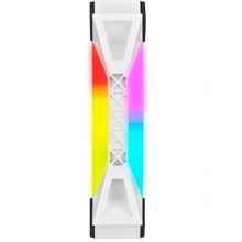 Load image into Gallery viewer, Corsair iCUE QL120 RGB 120mm PWM Triple Fan with Lighting Node CORE, White, Fan diameter: 12 cm, Voltage: 6 - 13.2 V, Product colour: White
