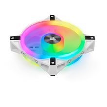 Load image into Gallery viewer, Corsair iCUE QL120 RGB 120mm PWM Triple Fan with Lighting Node CORE, White, Fan diameter: 12 cm, Voltage: 6 - 13.2 V, Product colour: White
