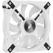 Load image into Gallery viewer, Corsair iCUE QL120 RGB 120mm PWM Triple Fan with Lighting Node CORE, White, Fan diameter: 12 cm, Voltage: 6 - 13.2 V, Product colour: White
