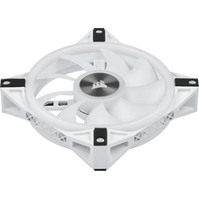 Load image into Gallery viewer, Corsair iCUE QL120 RGB 120mm PWM Triple Fan with Lighting Node CORE, White, Fan diameter: 12 cm, Voltage: 6 - 13.2 V, Product colour: White
