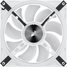 Load image into Gallery viewer, Corsair iCUE QL140 RGB 140mm PWM Dual Fan Kit with Lighting Node CORE, White, Width: 140 mm, Depth: 25 mm, Product colour: White
