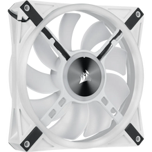 Load image into Gallery viewer, Corsair iCUE QL140 RGB 140mm PWM Dual Fan Kit with Lighting Node CORE, White, Width: 140 mm, Depth: 25 mm, Product colour: White
