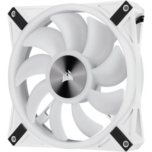 Load image into Gallery viewer, Corsair iCUE QL140 RGB 140mm PWM Dual Fan Kit with Lighting Node CORE, White, Width: 140 mm, Depth: 25 mm, Product colour: White
