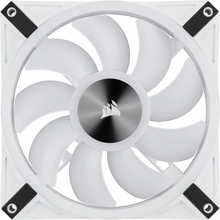 Load image into Gallery viewer, Corsair iCUE QL140 RGB 140mm PWM Dual Fan Kit with Lighting Node CORE, White, Width: 140 mm, Depth: 25 mm, Product colour: White
