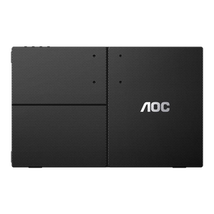 AOC-16T3E Portable Monitor USB-C Powered | 15.6-inch | IPS Full HD (FHD) 1920 x 1080 Display Resolution |USB-C Powered × 2 | Carry case | Pivot | VESA