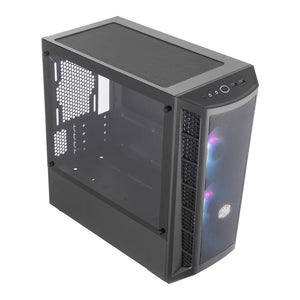 Cooler Master MasterBox MB311L ARGB, Mini-Tower, PC, Mesh,Plastic,Tempered glass, Black, Micro ATX,Mini-ITX, 2.2 cm MB311L Matx; Mitx; ARGB; TG Panel